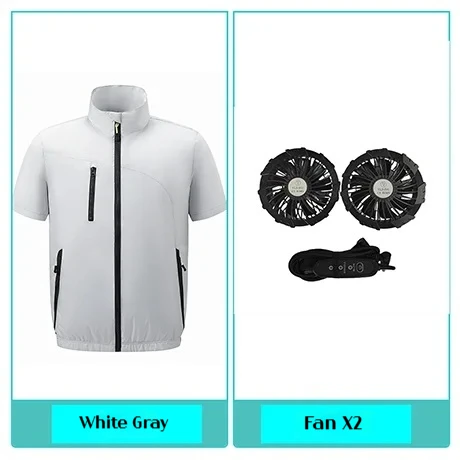 

Полный комплект одежды для кондиционирования воздуха Жилет для кондиционера Полный комплект одежды для кондиционера Охлаждающий жилет Охлаждающий жилет с вентилятором