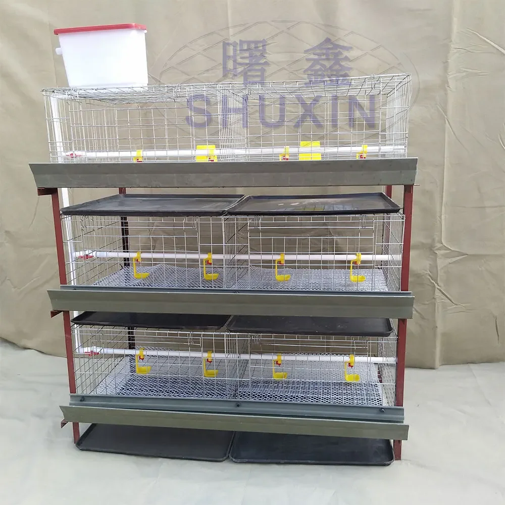 4 Tiers 320 Birds Capacity Poultry Farming Hot Galvanized Battery H Type Drinking System Brooder Chicken Cage For Farm