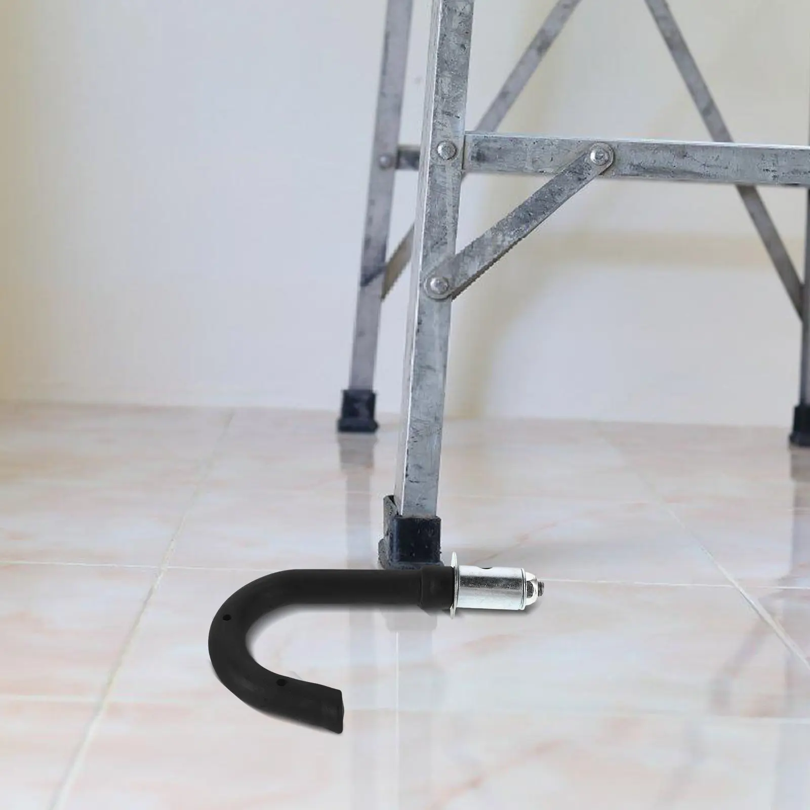 1ペア伸縮式はしごフック、頑丈な滑り止めスタビライザー、屋根、ガレージ、屋根裏、屋外使用、濡れた環境、はしご収納用
