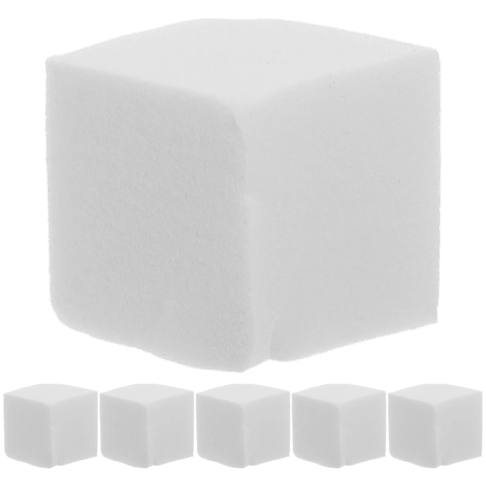 Nail Art Sponges 50Pcs Mini Square Gradient Blending Blocks for Manicure Makeup Face Application