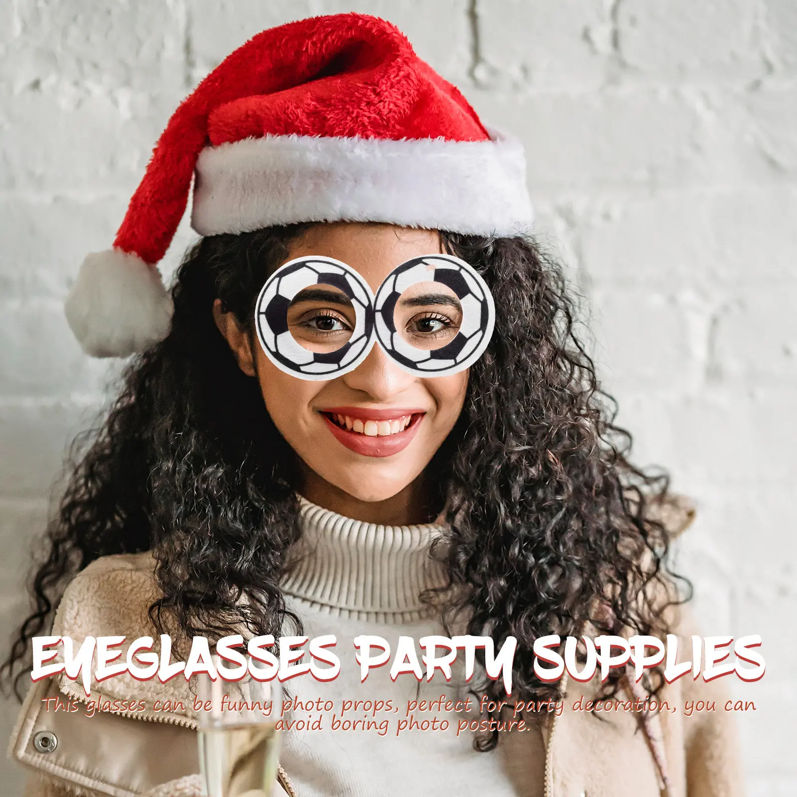 

5 шт. легких футбольных очков-масок для вечеринок, забавный реквизит для фотосессий, украшение для футбольных игр, креативный костюмный аксессуар