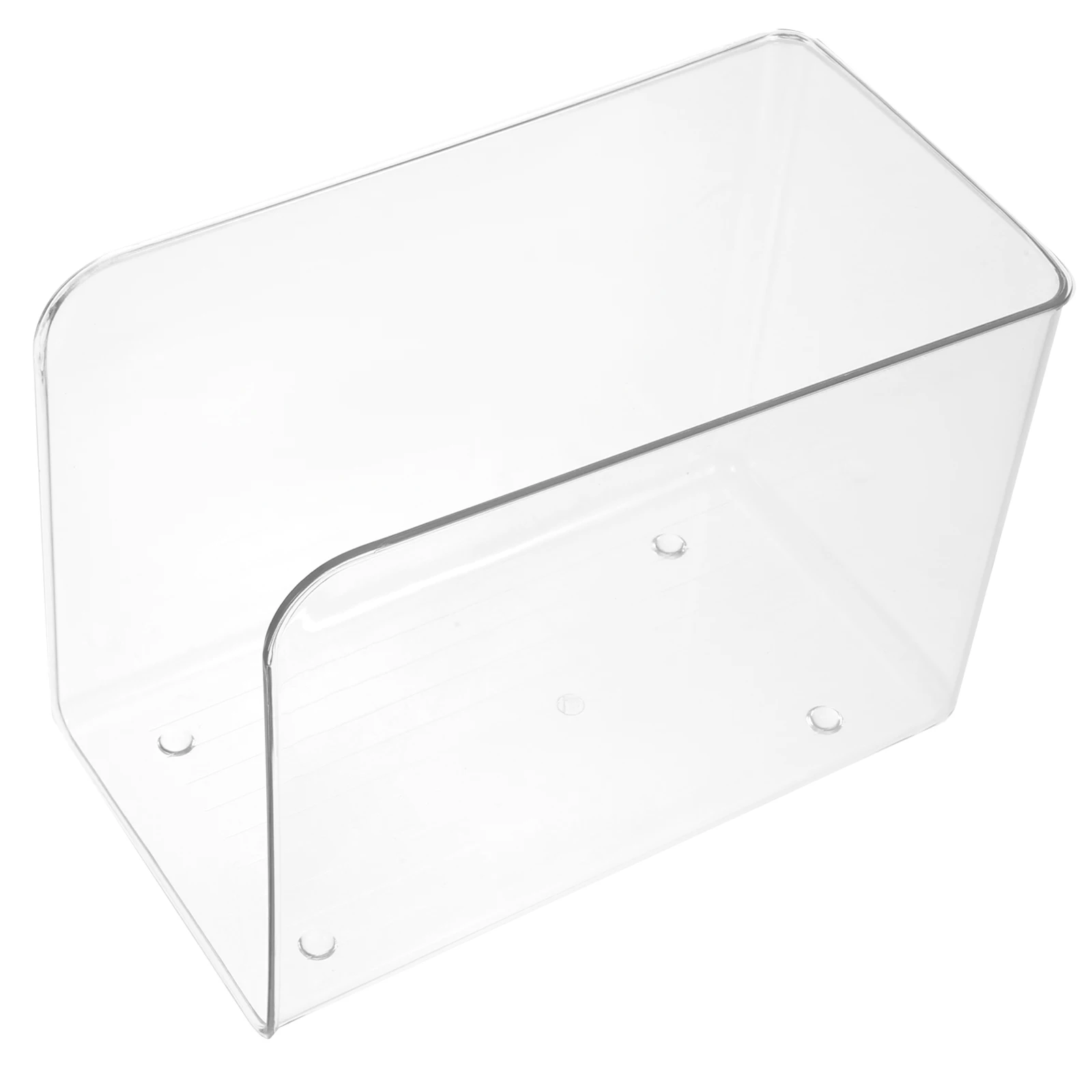 Support de livre Transparent support de serre-livres Vertical en acrylique pour Magazines disques ordinateurs portables organisateur multifonction support de stockage de fichiers