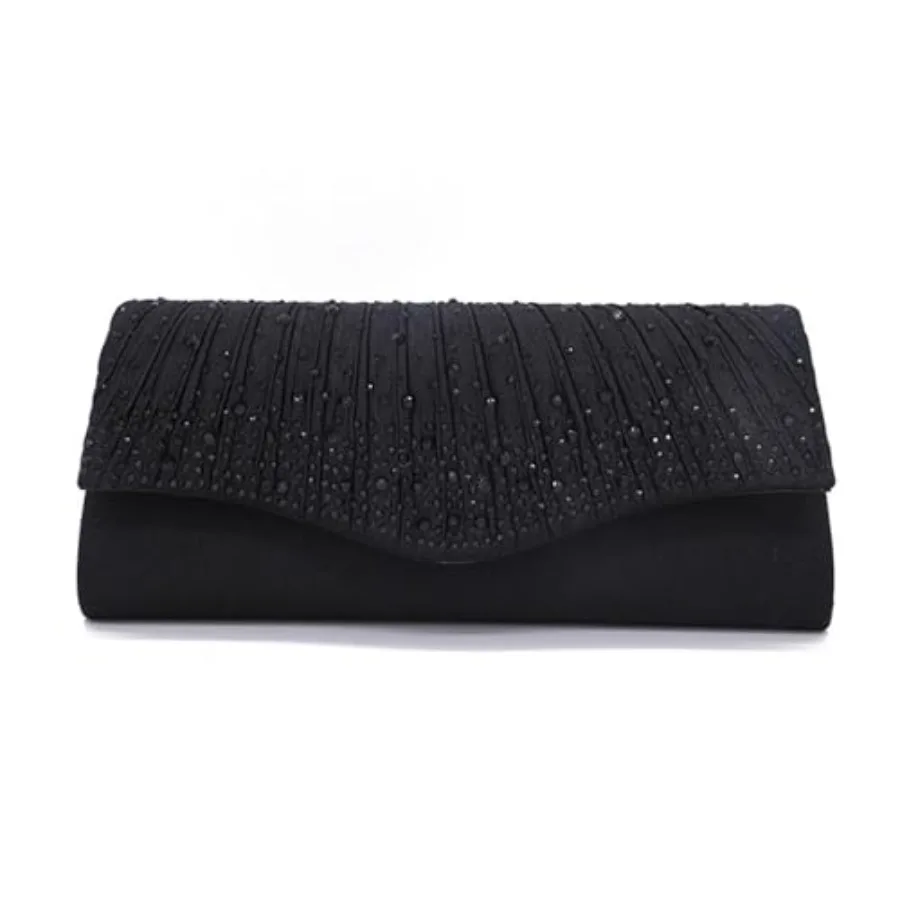 

2026 Dressy Evening Bag for Women Rhinestone Formal Purse Envelope Handbag Minimalist Clutch For Wedding