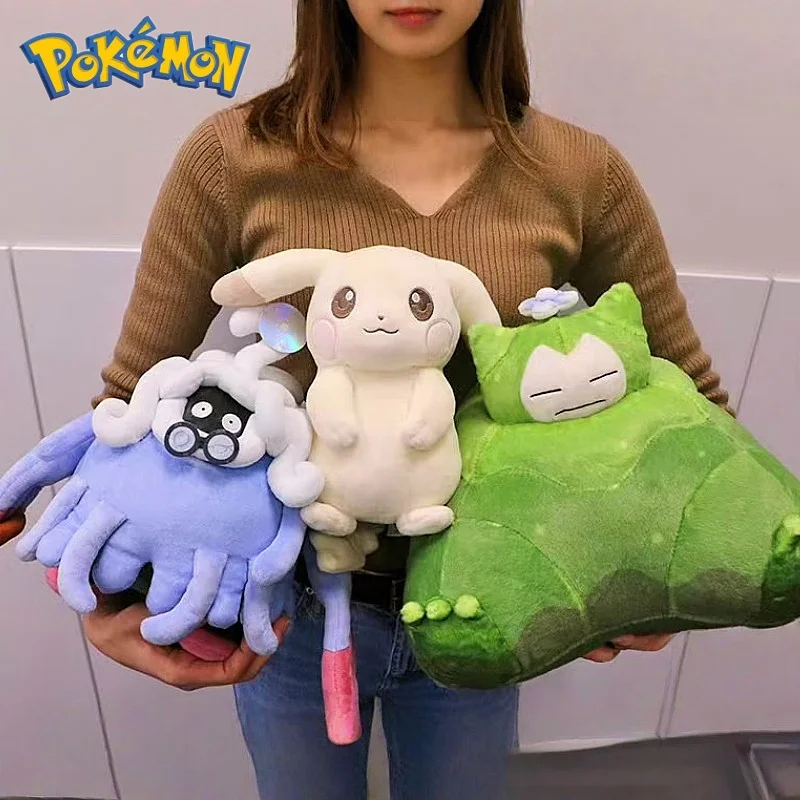 

Genuine Pokemon Pokopia Plush Keychain Toy Cute Soft Stuffed Bag Decoration Tangrowth Snorlax Ditto Pikachu Doll Toy Cute Gift