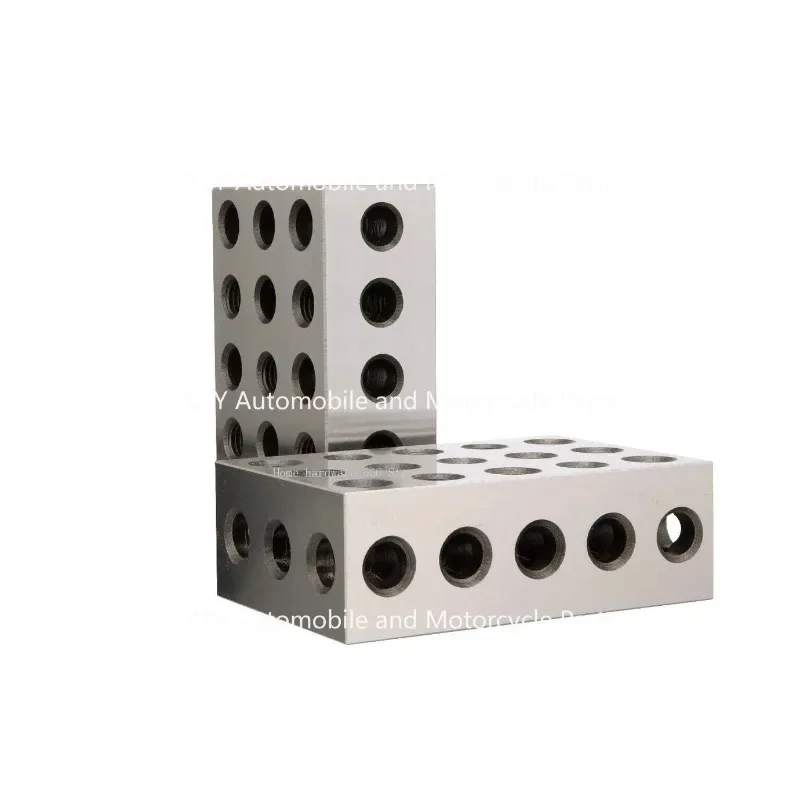 

1-2-3 Metric 23-Hole Parallel Pad Milling Machine Parallel Pad 25x50x75 Vise Flat Contour Block