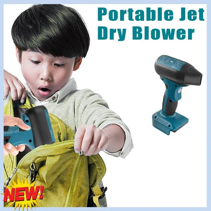 

AT14 Mini Jet Blower Portable Violent Turbo Fan For 18V Battery Cordless High Speed Handheld Fan For Keyboard Cleaning