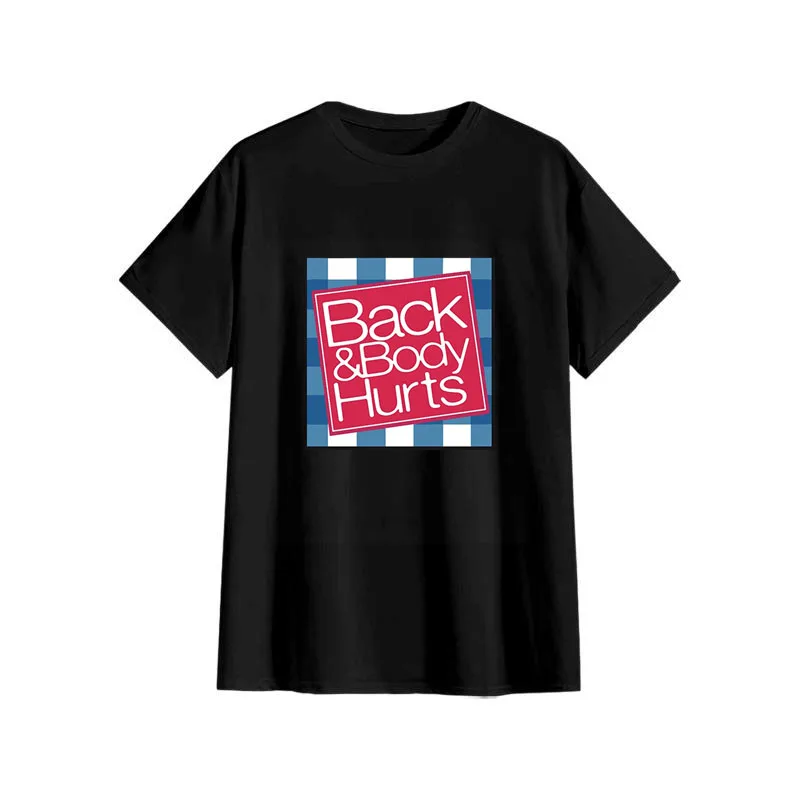 تي شيرت مضحك لتألم الظهر والجسم للرجال كاجوال بطبعة جرافيك وأكمام قصيرة تي شيرت صيفي ملابس الشارع #1