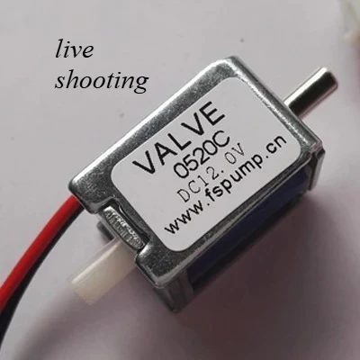 DC 6V 12V 24V Tiny Mini Solenoid Valve Normally Open NO Two-way Air Valve Gas Escape valve