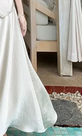 

Skirt Suit Summer Women's Clothing Two Piece Sets Bandage Irregular Vest High Waist Loose A-line Skirts Outfits Office Lady Set