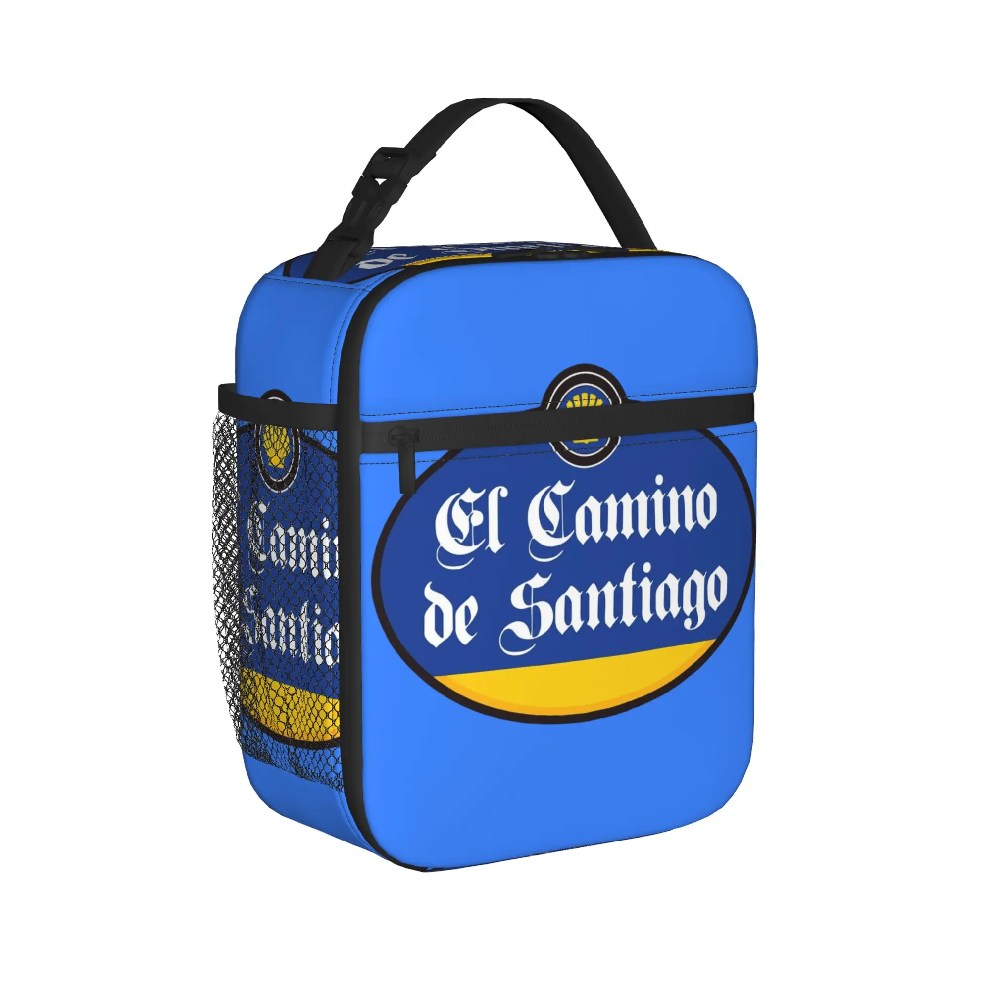 El Camino de Santiago Label Insulated Lunch Bags Large  Meal Container Cooler Bag Tote Lunch Box Work  Outdoor Men Women