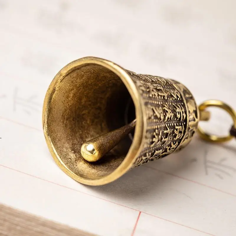 Small Bells That Ring Loud Loud Sound Small Repelling Bell Buddhist Scriptures Bell Car Pendants Ornaments Home Decorations With view 5