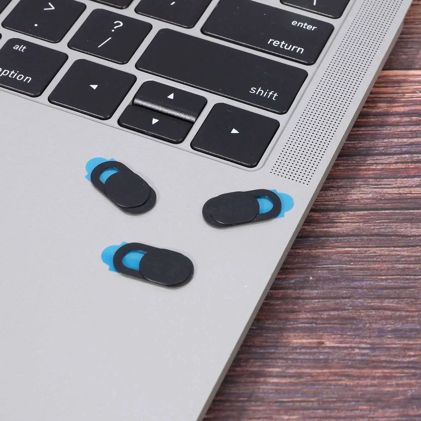 A003 6 шт. пластиковые наклейки на щиток для камеры ноутбук Планшетный ПК мобильный анти-хакер подглядывающая защита конфиденциальности черный