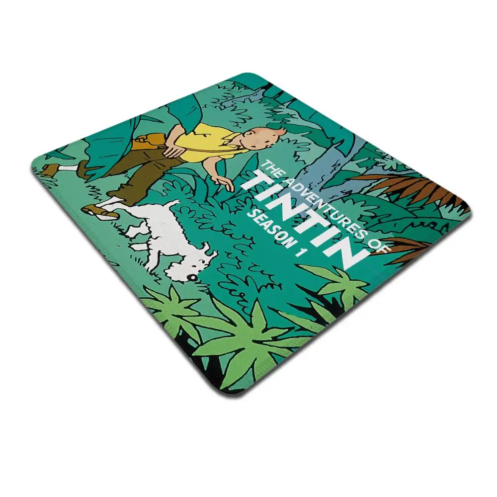 مغامرات Tintins لوحة ماوس الألعاب XS لوحة ماوس صغيرة لألعاب الكمبيوتر سطح المكتب الديكور مكتب ماوس حصيرة Deskmat البساط