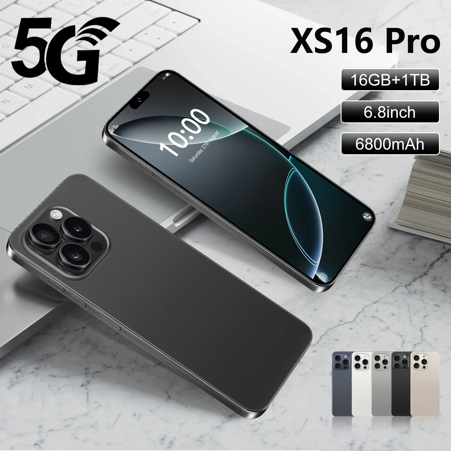 

NEW 2026 HOT Pad XS16 Pro Tablet PC 6.8inch HD Android 14 16GB+1TB 6800mAh Battery 4G 5G Dual Sim Card WiFi GPS Google Tab