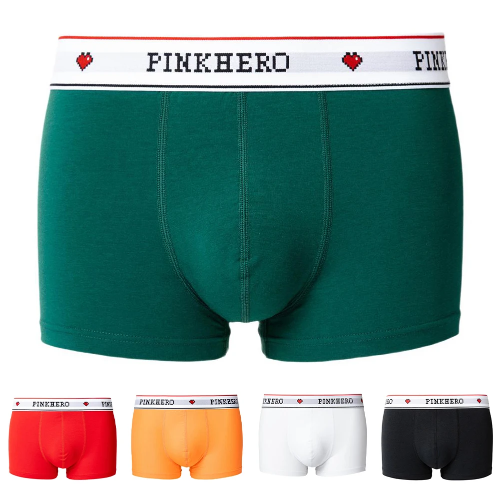 

Мужское однотонное дышащее нижнее белье, трусы, трусы-боксеры, плавки