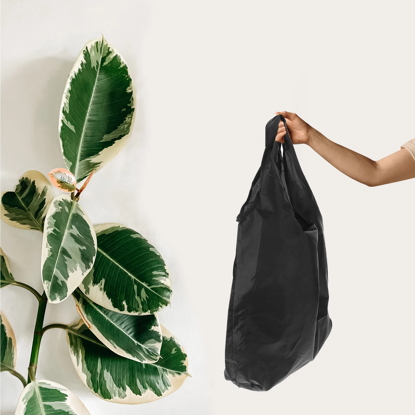 4Pcs Reusable Grocery Bags Foldable Heavy Duty Portable Polyester Shopping Tote Bags for Grocery Camping Travel