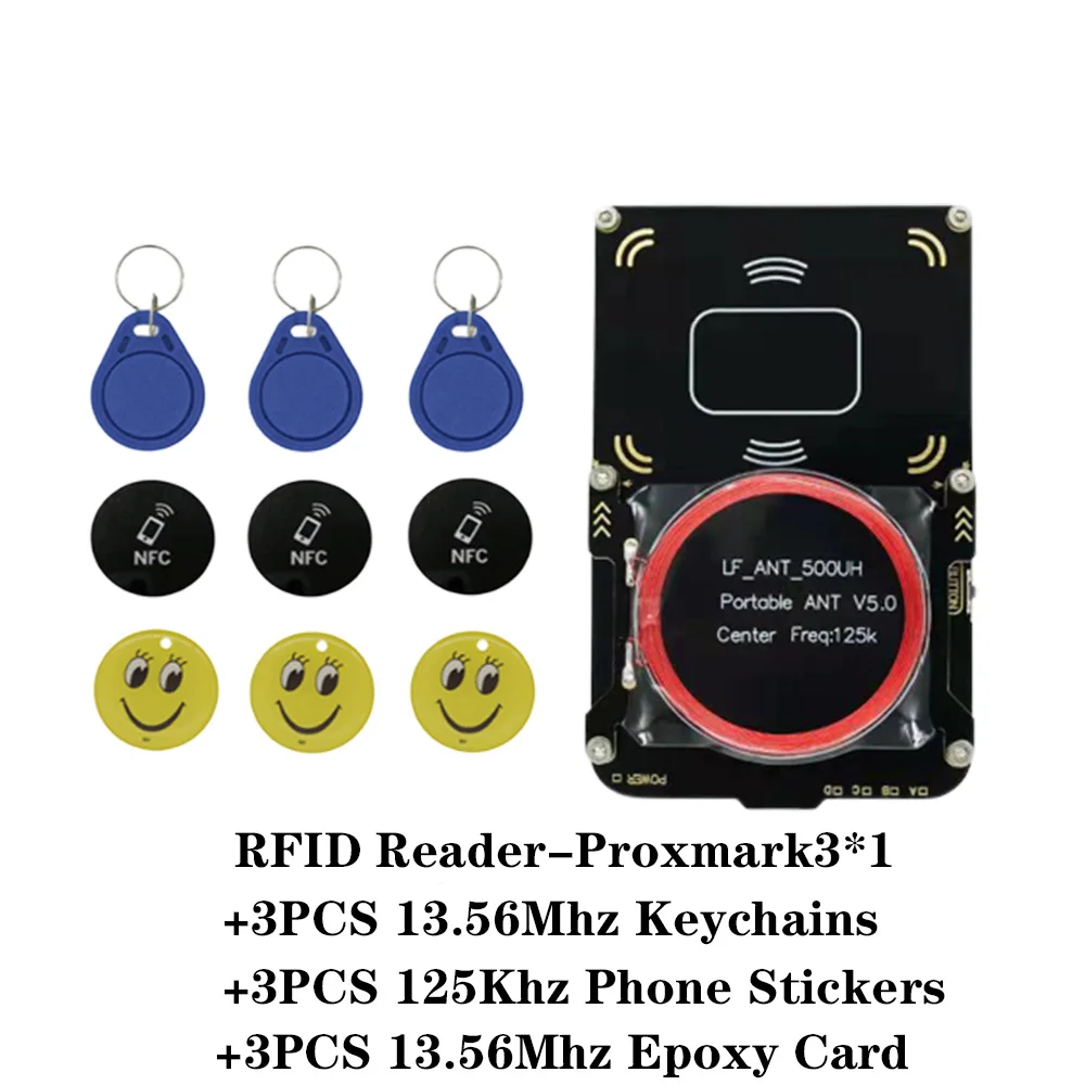 NIEUWE Proxmark3 512M RFID Kaartlezer IC/ID Sleutel Schrijver NFC 5.0 Smart Chip Copier Programmeur Kit UID S50 Decodering Duplicator