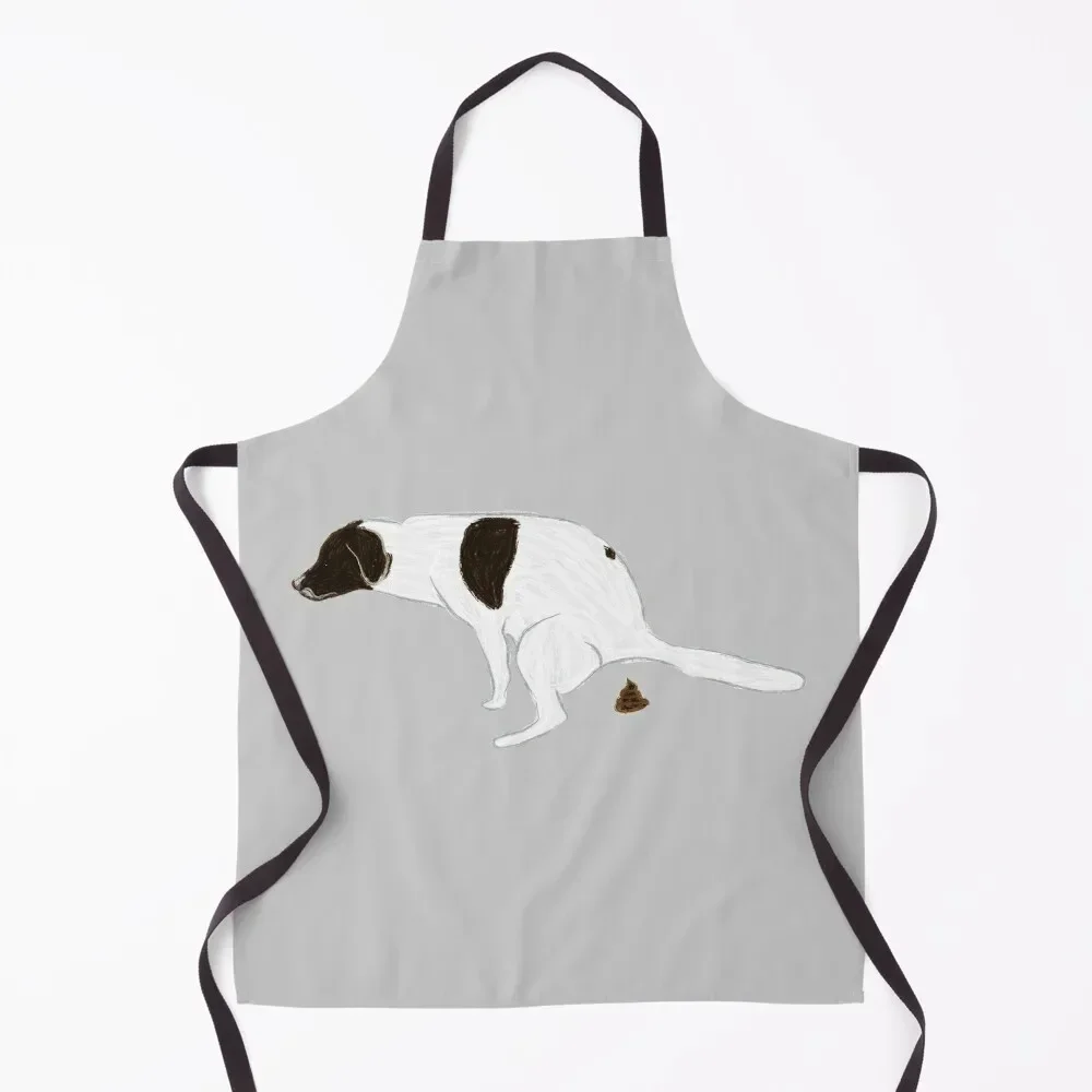 

Artwork of an English Pointer Dog squatting I Apron Kitchen And Household Goods Salon Apron