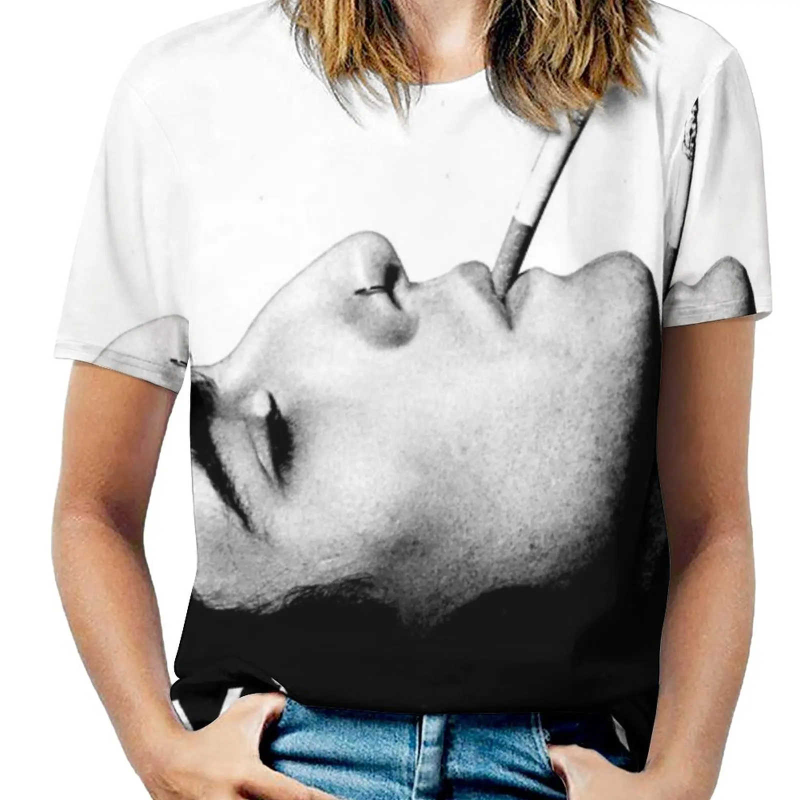 Maneskin Damiano David Måneskin Fashion Print Women Ladies Girls T-Shirt Harajuku Round Neck Short Sleeve Tops & Tees Maneskin