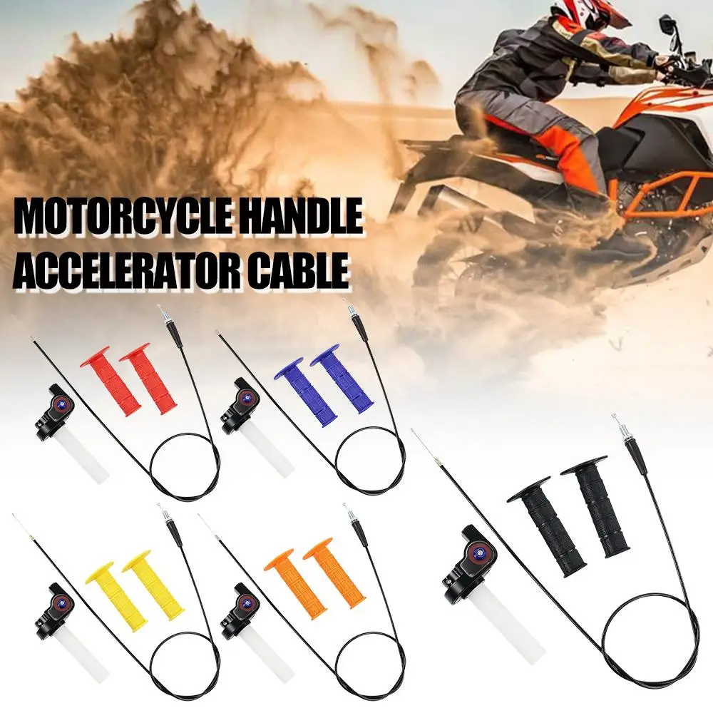 

Мотоциклетные быстроповоротные ручки дроссельной заслонки 22 мм/24 мм, противоскользящий трос дроссельной заслонки для KTM Honda Yamaha Kawasaki Suzuki ATV