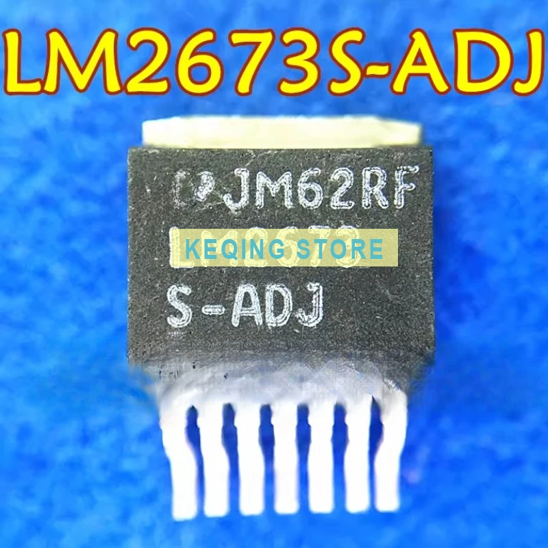 10PCS Used+Not NEW+Send after Measure LM2673 LM2673S-ADJ step-down regulator, adjustable voltage regulator chip IC SMD TO-263