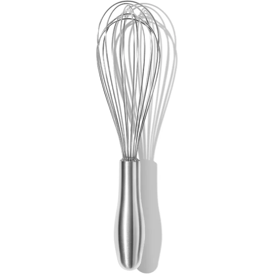 

18/10 Stainless Steel Whisk Ergonomic Handle Dishwasher Safe Metal whisk Professiol Whisk for Kitchen Cng Perfect for Blending