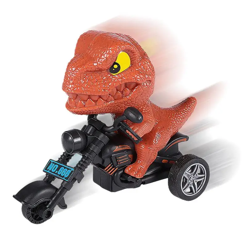 Friction Powered Toy Motorcycle Inertia Animal Motorcycle Toy Cute Novelty Durable Unique Cool Dinosaur Toy Cars Birthday Gifts