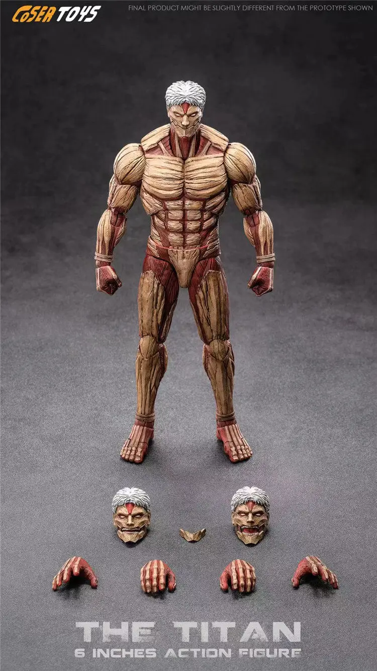 

[IN STOCK] COSER TOYS Attack on Titan The Armored Titan AD001 action figures anime model toys collectible