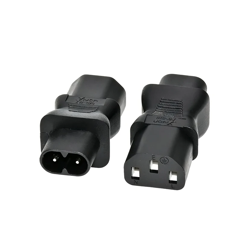 

IEC320 IEC 320 C13 to IEC C8, IEC 3Pin Female to 2Pin Male Power Adapter Adapter, C8 Male to IEC C13