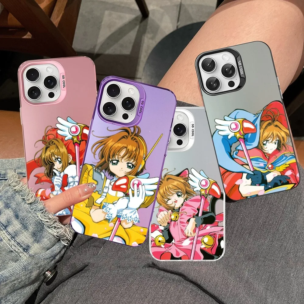 

Card Captor Sakuramagic Circle Phone Case For IPhone 16 15 14 13 12 11 Pro Max X XR XSMAX 8 7 Plus Matte Shockproof Back Cover