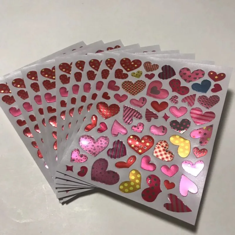 

10 листов мультяшные милые декоративные наклейки, конверты, карты, ремесло, скрапбукинг, вечерние сувениры, приз, классные награды