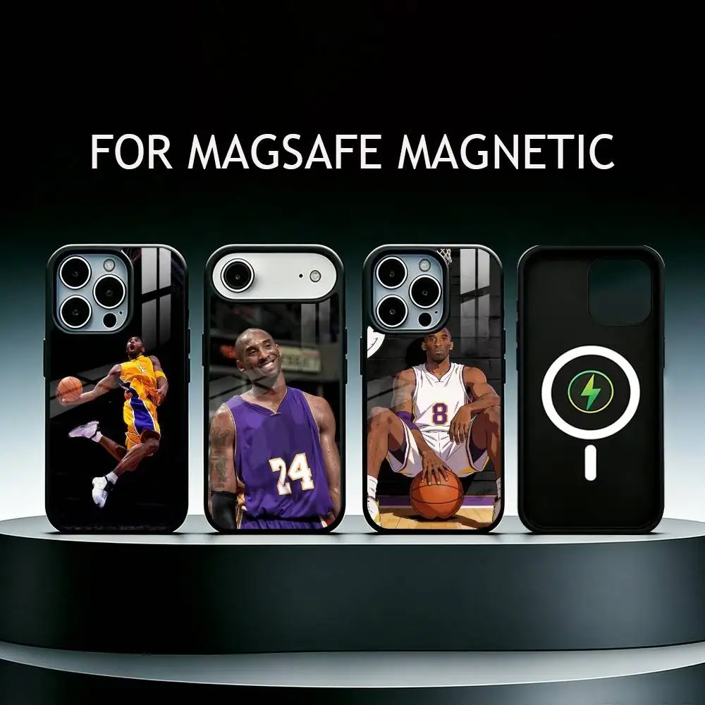 

Basketball K-Kobe B-Bryant Phone Case For iPhone17,16,15,14,13,12,11 Plus,Pro Max Magnetic For Magsafe Wireless Charging
