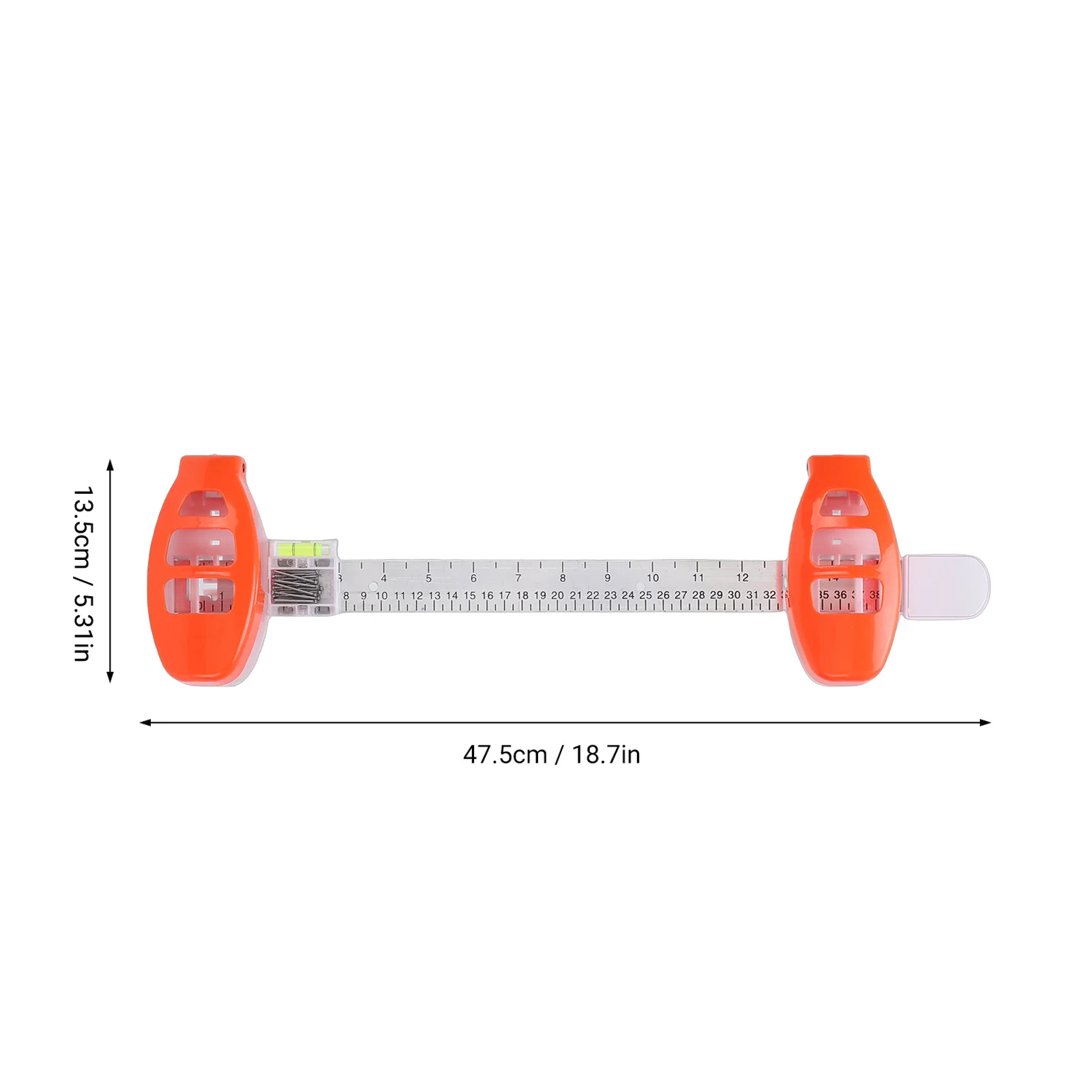 Picture Hanging Level Ruler Tool Frame Positioning Balance Ruler Versatile Wall Decor For Hole Marking & Measuring Angle Ruler