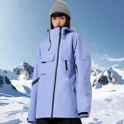 Manteau de sport en coton respirant chaud pour couple, veste de ski pour femme, vêtements de neige, vêtements d'hiver, Y-506, 2025