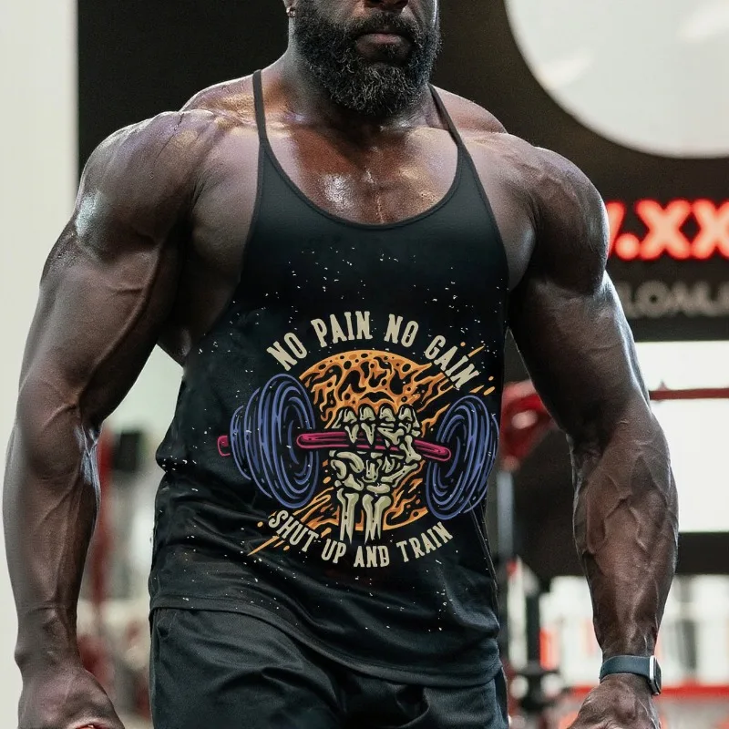 Men's Gym Stringer Tank Tops 