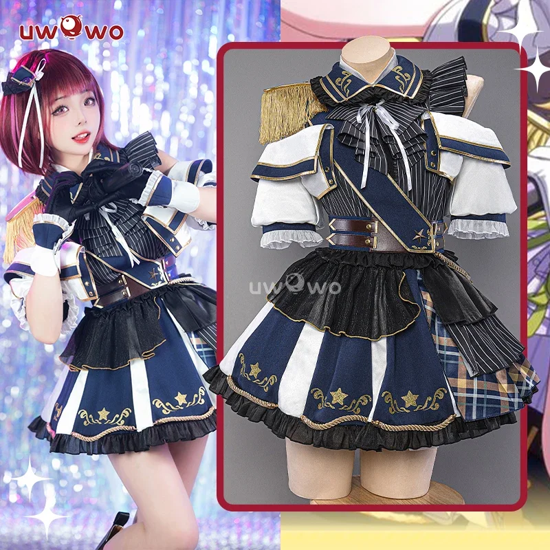 

IN STOCK Arimaa Kanaa Cosplay Militaryy Lolita Idoll Stagee Performancee Masterr Cosplay Halloween Costume Outfits Dress