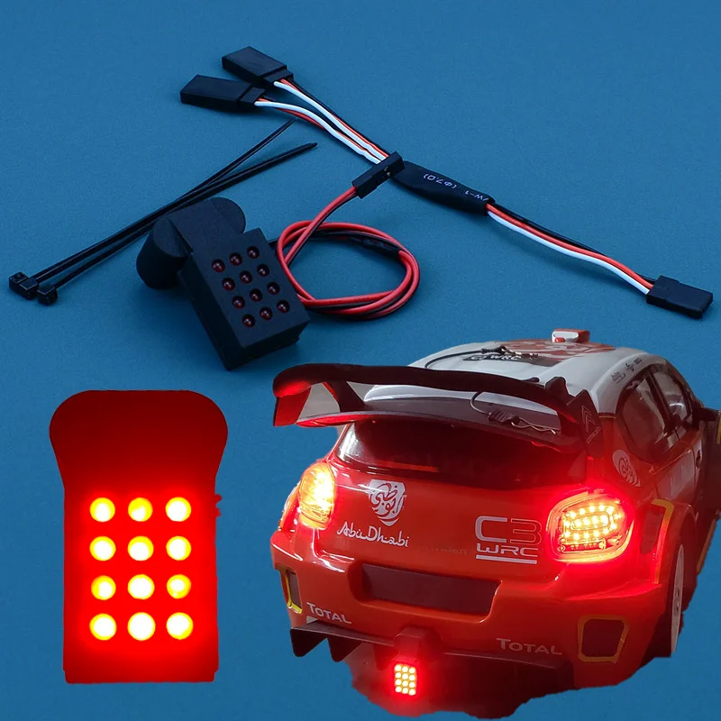 For 1/7 Hyper Go MJXRC 7303 C3 Taillight Pilot Light Remote Control Car Off-road High Speed RC Cars Truck