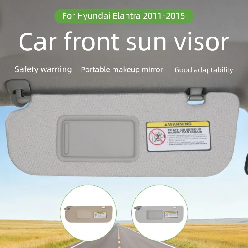 

Car Sun Visor For Hyundai Elantra MD AVANTE 2011 2012 2013 2014 2015 Left Right Sunvisor Shield Shade Board with Makeup Mirror