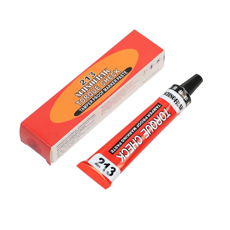 213 marking pen SCHNOFRAK bolt locking torque check tamper proof disassembly identification color paste marking adhesive