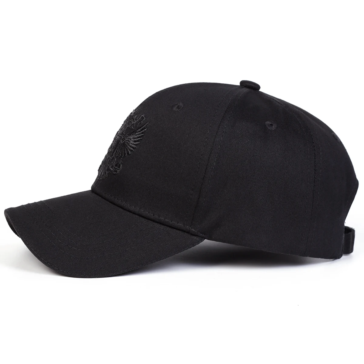 Unisex-Baseballmützen mit doppelköpfigem Adler-Stickerei, für Frühling und Herbst, für den Außenbereich, verstellbare Freizeithüte, Sonnenschutzhut, Sportkappe – Detail 3