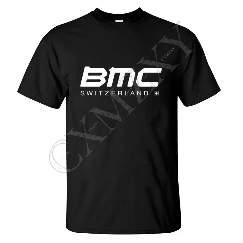 

2025 Men T Shirt Casual Bmc Logo T-shirt Graphic Oversized Sports Tops Breathable Comfortable Streetwear S-3XL Cool Tee
