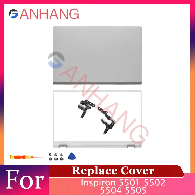 

New Housing For Inspiron 15 Series 5501 5502 5504 5505 Laptop LCD Back Cover / Bezel / Hinges 15.6" Top Case