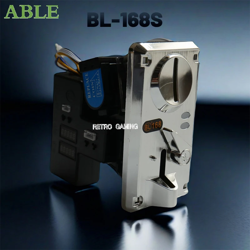 

Universal BL-168S coin acceptor with built-in counter and winning number chart for arcade game kiosks