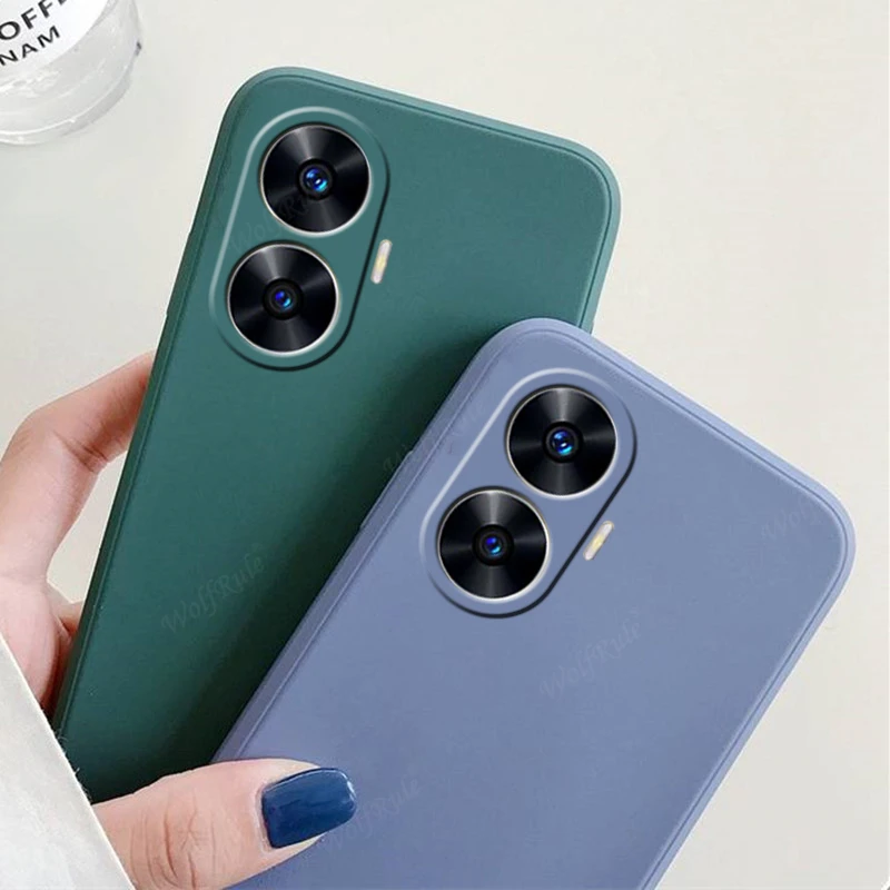 For Realme C55 Case Cover OPPO Realme C 31 35 55 C35 C31 C55 Capas Liquid Silicone Original Shockproof TPU Soft Funda Realme C55