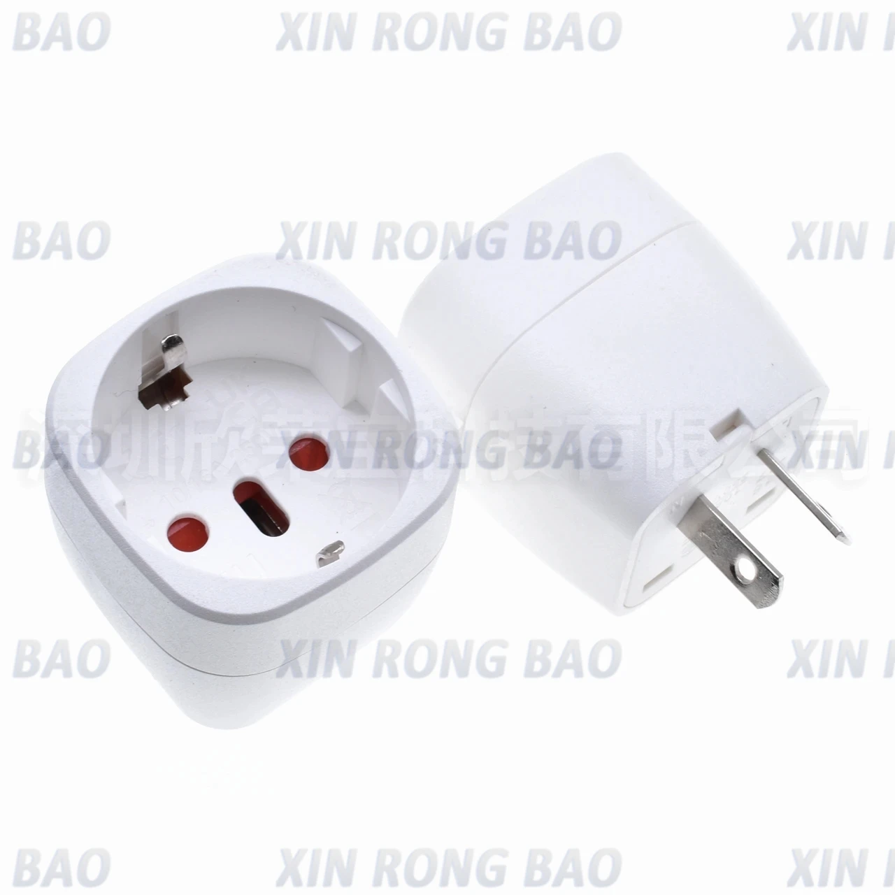 Europe Italy Switzerland EU to AU plug adpater 2 Oblique pins AU socket conversion adapter for New Zealand Australia Netherlands