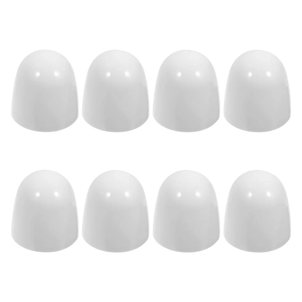 8 PCS Toilet Decorative Cover Caps for Bolts Bowl Tall Wand Covers Plunger Screw