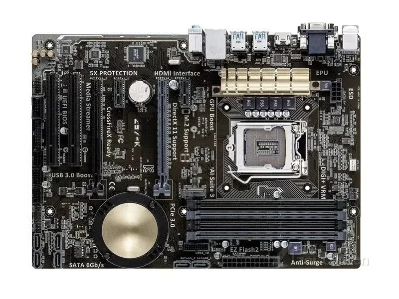 

For ASUS Z97-K desktop computer main board with M.2 hard drive Support 4790K 4670