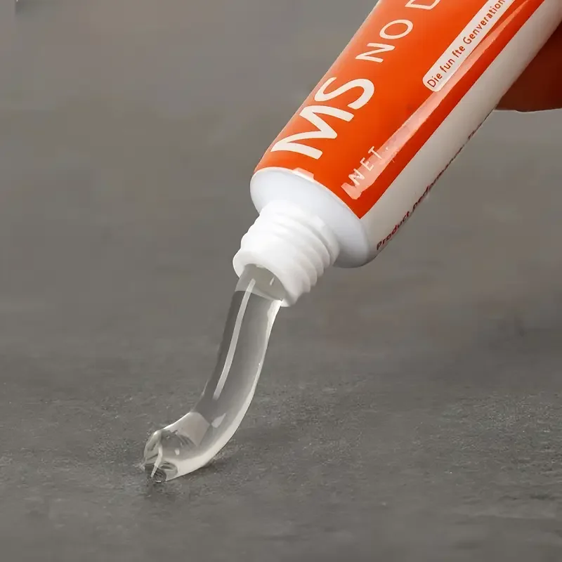 Transparent Heavy-Duty No-Nail Adhesive (with Mounting Pads) – Small Tube Precision Application, High-Strength Metal Bonding, Ba