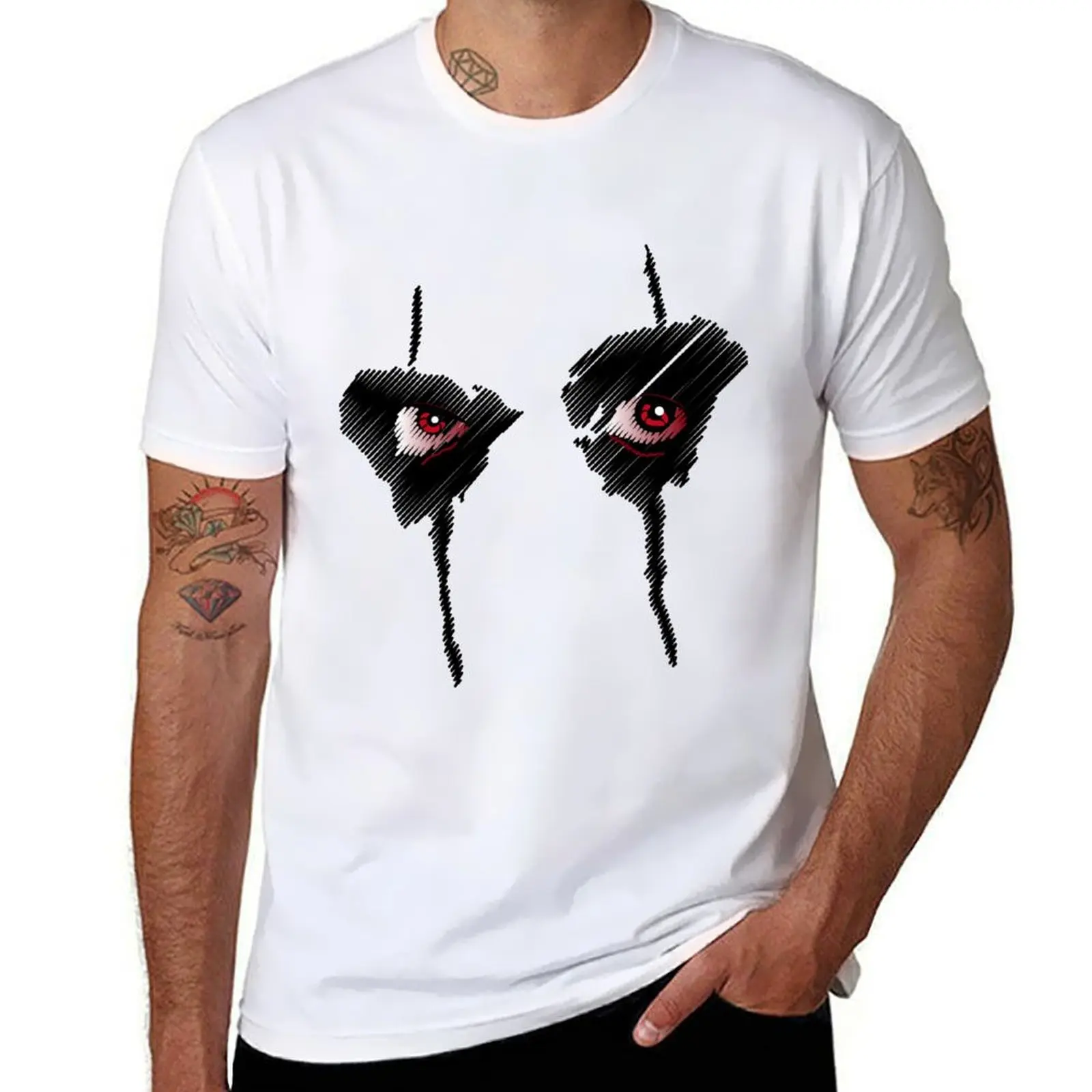 

The eyes of Alice T-Shirt t shirts for man slim fit cotton tshirt 100% T-Shirt