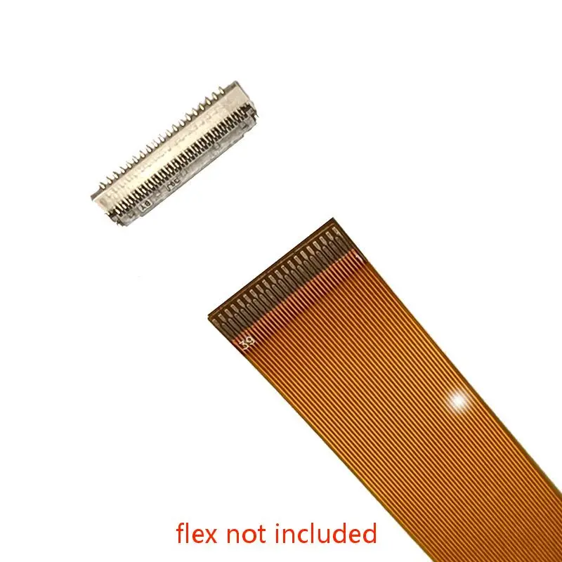 2PCS 0.3Pitch 11P -- 71P FPC FFC Flat Cable Connector Socket For Laptop keyboard Interface Test Board DIY 0.3MM 61P 51P 41P 21P